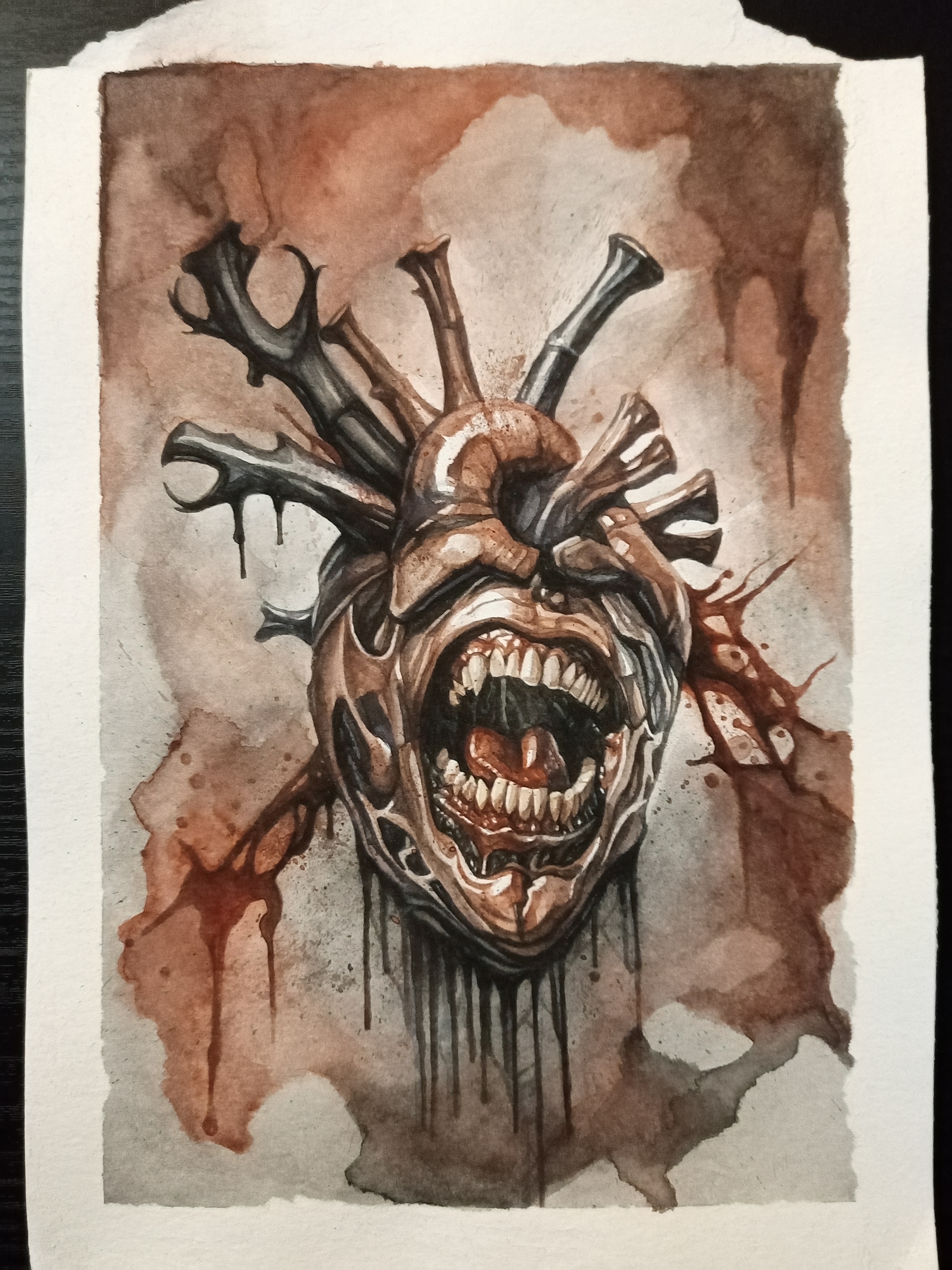 Corazón estridente, obra de Eric Guzman