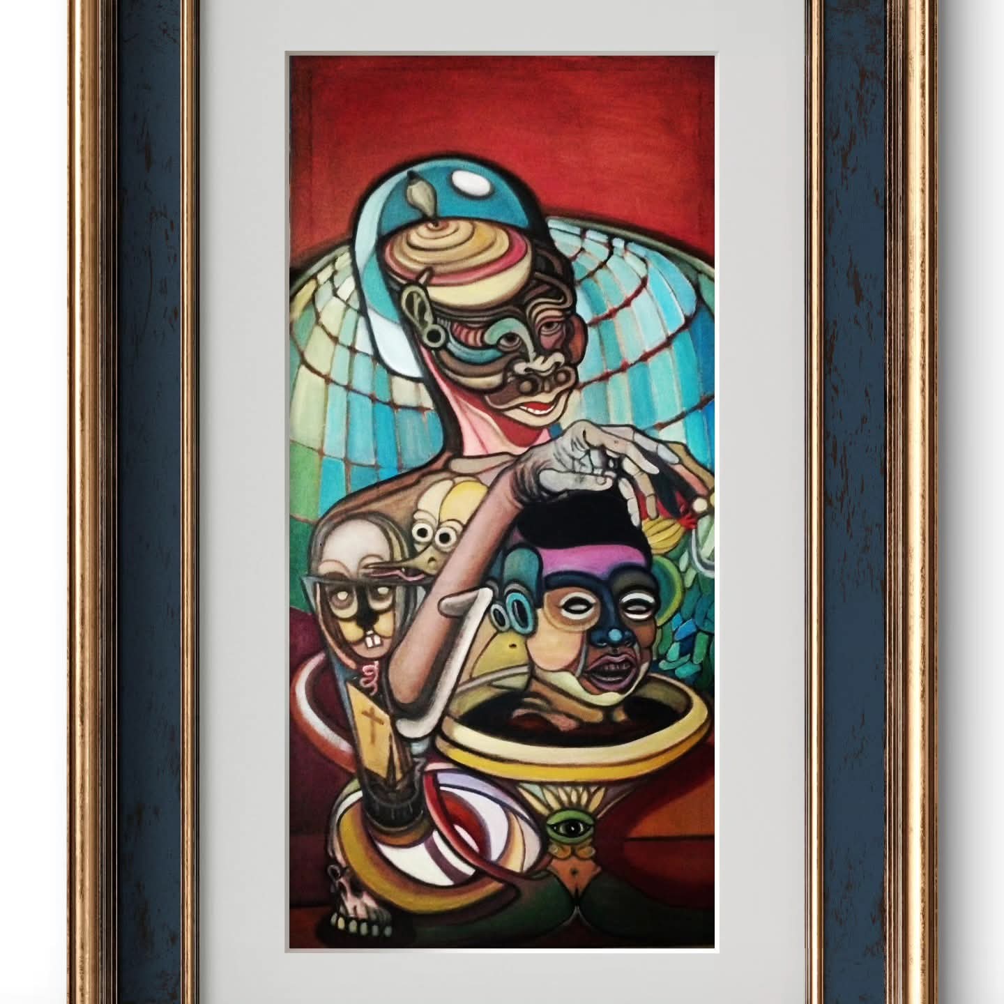 Emulsión y santería, obra de Bernardo Ponce
